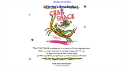 Desktop Screenshot of crabshack.com
