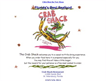 Tablet Screenshot of crabshack.com